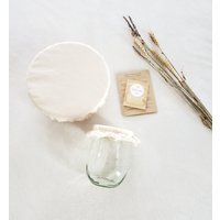 Sauerteig-Geschenk-Set/Sauerteig-Garhaube Mit Bio-Sauerteig Als Starter-Set Muttertagsgeschenk Sauerteigherstellung von TreadlesAndThreads