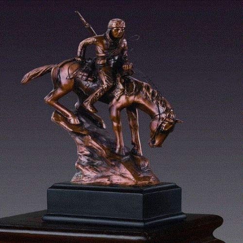 End of Trail Bronzefigur, Kunstharz, 16,5 cm hoch von Treasure of Nature