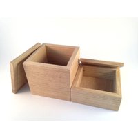 Box Aus Massiver Eiche. | Größe Small Und Large von TreasureBoxNL