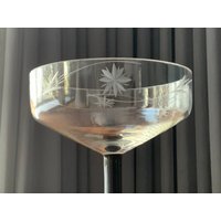 Vintage Schale Aus Geätztem Glas Tarbeklaas Estland, 1950Er Jahre von TreasureMarketLatvia