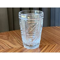 Vintage Kristallvase, Kleine Vase Aus Klarem Kristall, Mini-Vase Glas von TreasureMarketLatvia