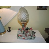 Antike Dutch Mill Guss-Metalllampe Getestet Und Funktioniert von TreasureTimeCapsule