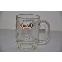 Kleiner A & W Wurzel Bier Vintage Glasbecher von TreasureTimeCapsule