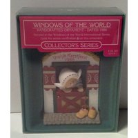 Fenster Der Welt - Vrolyk Kerstfeest #2 Andenken Ornament 1986 von TreasureTrov952