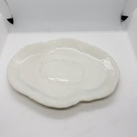 Antikes Milchglas Kommode Tablett 15 X 21 cm von TreasuresFoundNorth