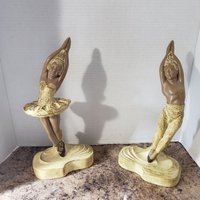 Vintage Kreide Art Deco Ballerinas Von Devonshire Canada von TreasuresFoundNorth