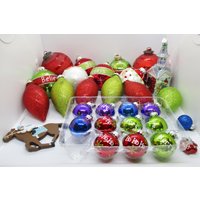 Lot Von 28 Christopher Radko Glas Ornamente Und 1 Holz Jockey Ornament von TreasuresWithEric