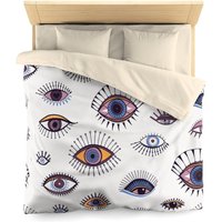 Augen-Wimpern, Mikrofaser Bettbezug, Wohnkultur, Trendige Decke, Bestseller, Teenager Zimmer, Geschenke Für Zuhause, Kindergeschenke, Lustig von TreasuresbyKroog