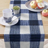 Marineblau, Büffel Plaid, Tischdeko, Tischdecke, Tischläufer, Dekotuch, Bestseller, Mama Geschenke, Esszimmer Deko, Für Zuhause von TreasuresbyKroog