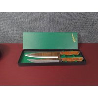 Maxam Feines Edelstahl Besteck 2 Messer Set in Box von TreasuresbyMoStore
