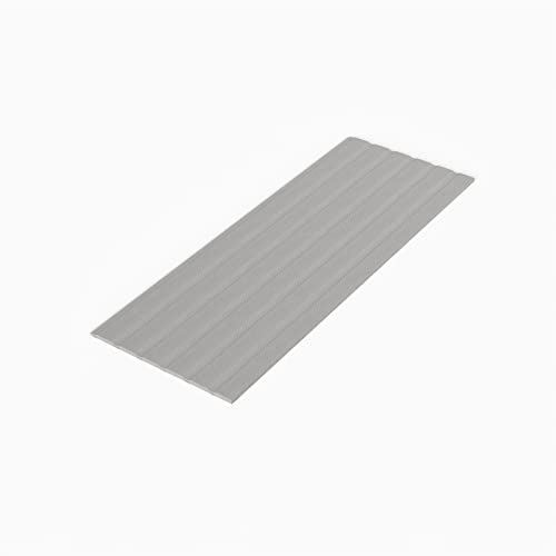 Treaton, 1,9 cm hochbelastbares vertikales Holz-Bunkiebrett/Bettlatten mit Bezug, verbessert die Matratzenunterstützung, Doppelbett (96,5 cm), Grau von Treaton