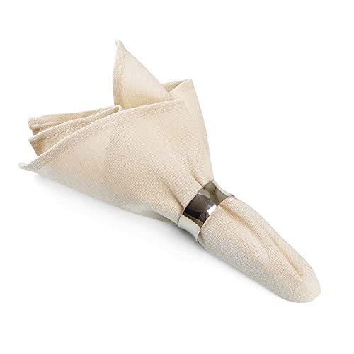 Stoffservietten Beige 100 Stück 40x40cm Baumwolle von Treb Horecalinnen