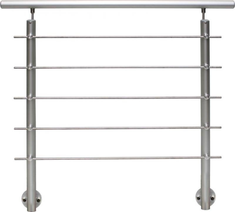 Treba Geländer-Set Aluminium AB5 eloxiert seitliche Montage von Treba Frewa