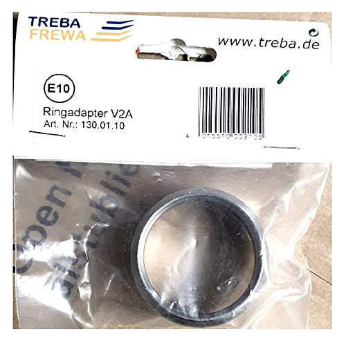 Ringadapter für Metall- und Holzhandlauf 42 mm Durchmesser mit Gewinde M8 von Treba