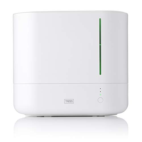 Gastronoma Trebs 49300 Luftbefeuchter - App gesteuert via Tuya/Smart App - 300ml/h Kapazität - Schlafzimmermodus mit nur 32dB - 4,5l Tank - Kindersicher - Energieeffizient - weiß Gastronoma Trebs 49300 Luftbefeuchter - App gesteuert via Tuya/Smart App - 300ml/h Kapazität - Schlafzimmermodus mit nur 32dB - 4,5l Tank - Kindersicher - Energieeffizient - weiß von Trebs
