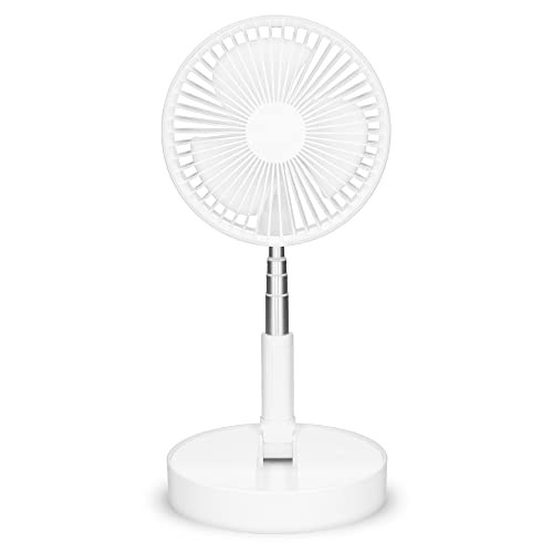 Trebs 99380 Tragbarer Tischventilator mit integriertem Akku, weiß Trebs 99380 Tragbarer Tischventilator mit integriertem Akku, weiß von Trebs