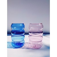 Ripple Wavy Glas Tasse Ripple Wavy Glas Tasse von TreceCielos