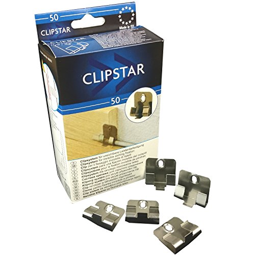 Clipstar MontageClip - 50 Stück (Befestigungsclip) von Trecor Sockelleisten Systems