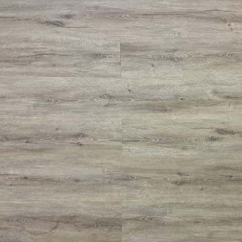 TRECOR Klick Vinylboden RIGID-SPC Designboden Massivdiele 5,0 mm stark mit 0,50 mm Nutzschicht - WASSERFEST - Sie kaufen 1 Musterstück - (Eiche Premium Hell, 30x20 cm Musterstück | Vinylboden) von Trecor