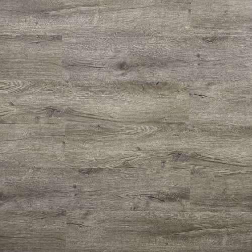 TRECOR Klick Vinylboden RIGID-SPC Designboden Massivdiele 5,0 mm stark mit 0,50 mm Nutzschicht - WASSERFEST - Sie kaufen 1 Musterstück (Prestige Eiche Grau, 30x20 cm Musterstück | Vinylboden) von Trecor