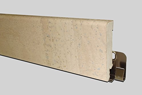 TRECOR Korkboden "SIENA" - Korkfertigboden mit CLIPEX Klicksystem in 24 Farben mit Keramiklack/Antiscratch Oberfläche lieferbar (Natur) - Format: 900 x 300 x 10 mm (Creme) von Trecor