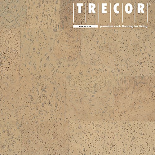 TRECOR Korkboden "SIENA" - Korkfertigboden mit CLIPEX Klicksystem in 24 Farben mit Keramiklack/Antiscratch Oberfläche lieferbar - Format: 900 x 300 x 10 mm (Zitronengelb) von Trecor