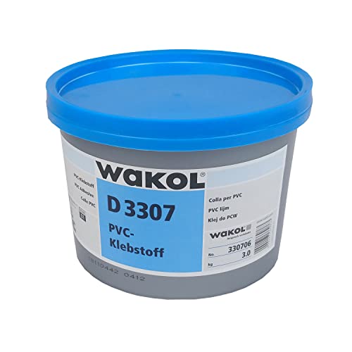Wakol D 3307 PVC-Klebstoff PVC-/Teppich- und Vinylboden Kleber (Vinylkleber Wakol3307 | 3 Kg, Vinylkleber Wakol 3307 | 3 Kg) von Trecor