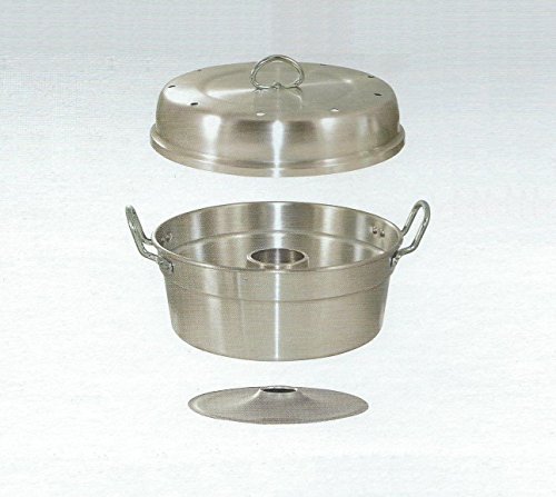 Tredoni 24cm Herdplatte-Hohlringtopf zum Backen von Kuchen, Ofentopf aus Aluminium, Schwere Art (24 cm) von Tredoni