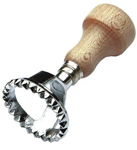 Tredoni 5cm Rund Ravioli Pasta/Teig Stempel Ausstecher - Mittelgroße Ravioli (Rund - 5 cm) von Tredoni