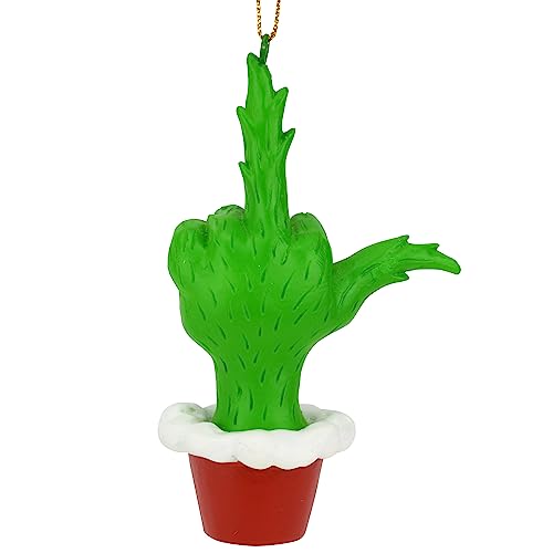 Tree Buddees Green Hand Giving The Middle Finger Naughty Christmas Ornament Tree Buddees Green Hand Giving The Middle Finger Naughty Christmas Ornament von Tree Buddees
