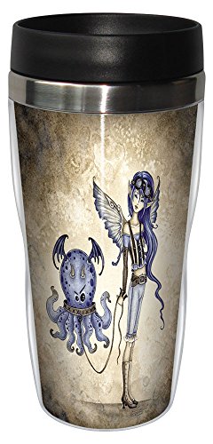 Baumfreie Grüße sg23569 Skurril Roxy 's New Pet Fairy SIP 'n Go Travel Tumbler von Tree-Free Greetings