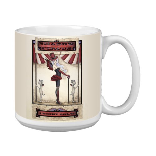 Tree-Free Greetings XM27608 Amy Brown Jumbo-Tasse, 570 ml, Fantasy Shadow Circus Fairy von Tree-Free Greetings