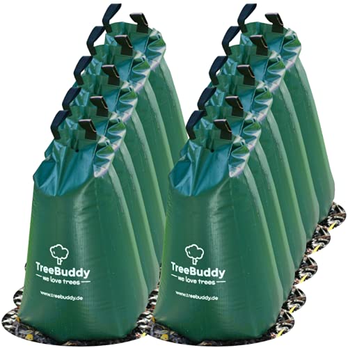 TreeBuddy Baumbewässerungssack | Baumbeutel Bewässerungssack für Bewässerung von Bäumen | langlebiger 75l Bewässerungsbeutel aus robustem PVC | gegen Trockenheit und Hitze… (10) von TreeBuddy