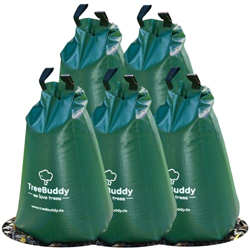 TreeBuddy Baumbewässerungssack | Baumbeutel Bewässerungssack für Bewässerung von Bäumen | langlebiger 75l Bewässerungsbeutel aus robustem PVC | gegen Trockenheit und Hitze… (5) von TreeBuddy