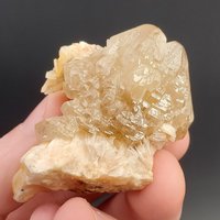 Großer Cerussit Auf Barit Kristall Aus Marokko, Fluoreszierend, 100, 7 Gramm von TreeFortBazaar