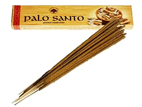 1 x Green Tree PALO SANTO Premium Räucherstäbchen (1 Packung mit 12 Stäbchen), 15 g von TreeGreen