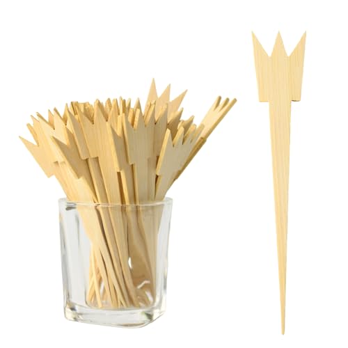 TreeMVI 200 Stück ausgefallene Cocktailspieße: 10,2 cm lange Zahnstocher, Bambusspieße für Vorspeisen, Obst, Dessert TreeMVI 200 Stück ausgefallene Cocktailspieße: 10,2 cm lange Zahnstocher, Bambusspieße für Vorspeisen, Obst, Dessert von TreeMVI