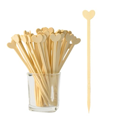 TreeMVI - 200 Stück ausgefallene Cocktailspieße: 12,9 cm, lange Zahnstocher, Bambusspieße für Vorspeisen, Obst, Dessert TreeMVI - 200 Stück ausgefallene Cocktailspieße: 12,9 cm, lange Zahnstocher, Bambusspieße für Vorspeisen, Obst, Dessert von TreeMVI