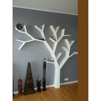 Neu Treebookshelfart, Bücherregal, Baum-Bücherregal, Holzbaum-Bücherregale, Einhorn, Wand-Bücherregale, Dekorativer Bibliothek-Bücherständer Aus Holz von TreebookShelfArt