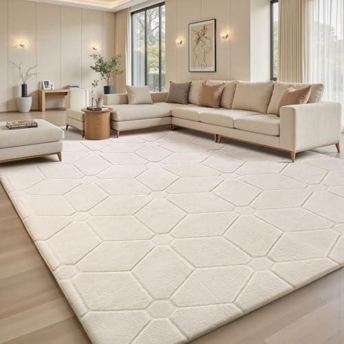 Treeboy Teppich Wohnzimmer 120x160 cm Teppich Grau Moderne Weicher Teppiche Kurzflor Wohnzimmerteppich Rutschfester waschbar Für Schlafzimmer Kinderzimmer, Büro | Flauschiger Carpet mit Anti-Rutsch von Treeboy