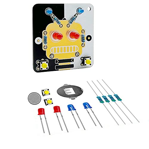 Treedix Lötübungsprojekte DIY Elektronik Kits Leiterplatten Trainingsboard mit Batterie für Anfänger, Studenten und Heimwerker von Treedix