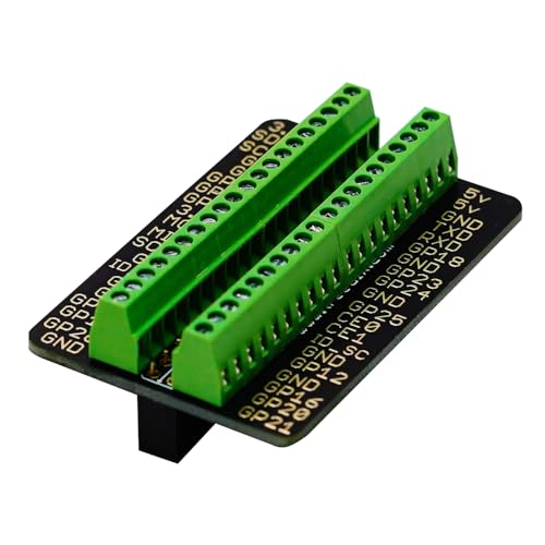 Treedix RPi GPIO Terminal Block Breakout Board Modul Erweiterungsplatine Kompatibel mit Raspberry Pi 4B/3B+/3B/2B/Zero/Zero W Treedix RPi GPIO Terminal Block Breakout Board Modul Erweiterungsplatine Kompatibel mit Raspberry Pi 4B/3B+/3B/2B/Zero/Zero W von Treedix