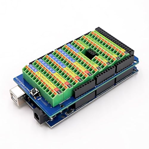 Treedix Schraubklemmenblock Breakout Shield Board Modul Expansion Board Breakout Modul kompatibel mit Arduino MEGA-2560 Treedix Schraubklemmenblock Breakout Shield Board Modul Expansion Board Breakout Modul kompatibel mit Arduino MEGA-2560 von Treedix