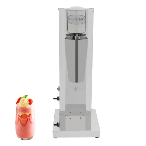Elektrische Milchshake Maschine, 650 ml Edelstahl Milchshaker, 18000 RPM Getränkemixer für Milchtee, Milchshakes, Kaffee von Treeisland