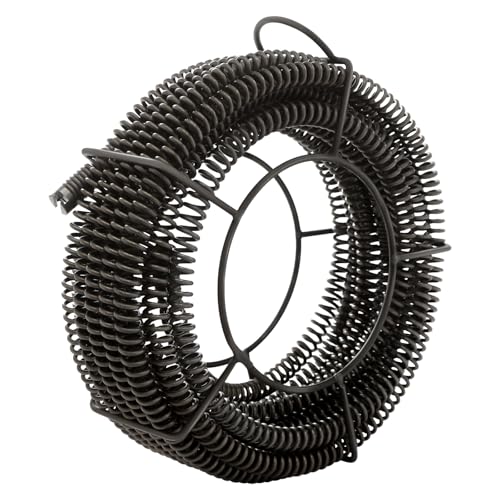 Federspirale Rohrreinigungsspiralen Set (4 Stück je 3,5 m Ø 22 mm, Gesamtlänge 14 m) für 50 bis 200 mm Rohre von Treeisland