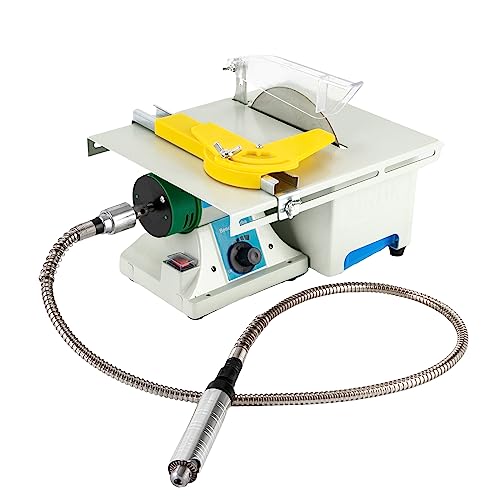 Mini Tischkreissäge mit Polierscheibe, Einstellbarer Geschwindigkeit, 750W Multifunktionale Tragbare DIY Miniatur Tischkreissägen zum Schnitzen, Polieren und Bohren Mini Tischkreissäge mit Polierscheibe, Einstellbarer Geschwindigkeit, 750W Multifunktionale Tragbare DIY Miniatur Tischkreissägen zum Schnitzen, Polieren und Bohren von Treeisland