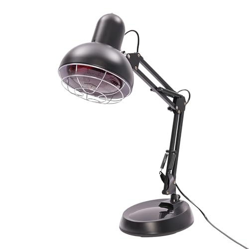 Treeisland Infrarotlampe Wärmelampe 150 Watt Infrarot-Wärmestrahler, Rotlichtlampe Rotlicht Strahler, Infrarotlicht für für Menschen mit Gelenk und Muskelschmerzen von Treeisland