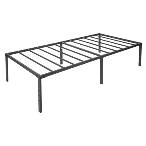 Treeisland Klappbares Plattform-Bettgestell, 189x95x45,72 cm Klappbare Bettgestell Metallbett Klappbett für Schlafzimmer, Wohnungen, Schwarz Treeisland Klappbares Plattform-Bettgestell, 189x95x45,72 cm Klappbare Bettgestell Metallbett Klappbett für Schlafzimmer, Wohnungen, Schwarz von Treeisland