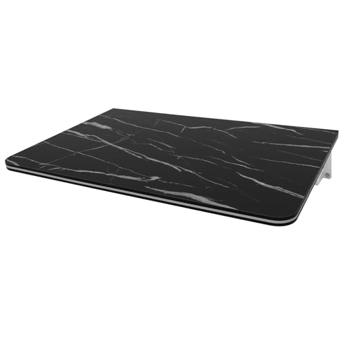 Wandklapptisch 60x40 cm Schwarz Klappbarer Tisch zur Wandmontage, Schreibtisch, Küchentisch oder Arbeitsplatz, Platzsparend von Treeisland