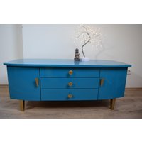 Retro Kommode Pfauenblau von TreeneDeernDesign